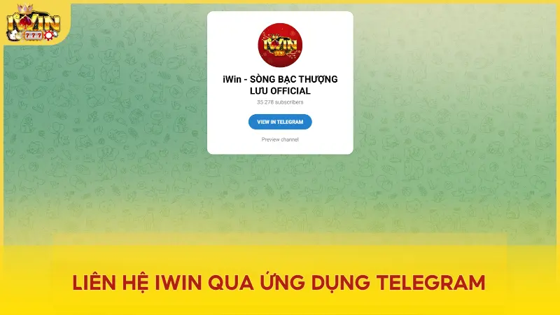 Phương thức liên hệ qua Telegram được hỗ trợ thường xuyên nhất