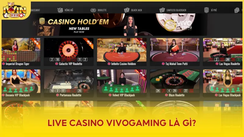 Live casino Vivogaming là đối tác độc quyền phát hành game bài trực tuyến của Iwin