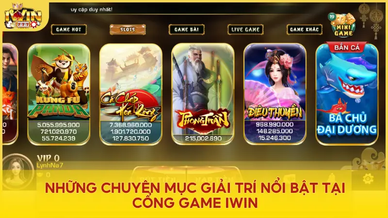 Những sản phẩm game trực tuyến hấp dẫn tại cổng game