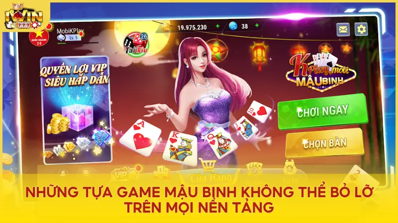 Khám phá các tựa game Mậu Binh được tải nhiều nhất năm 2024