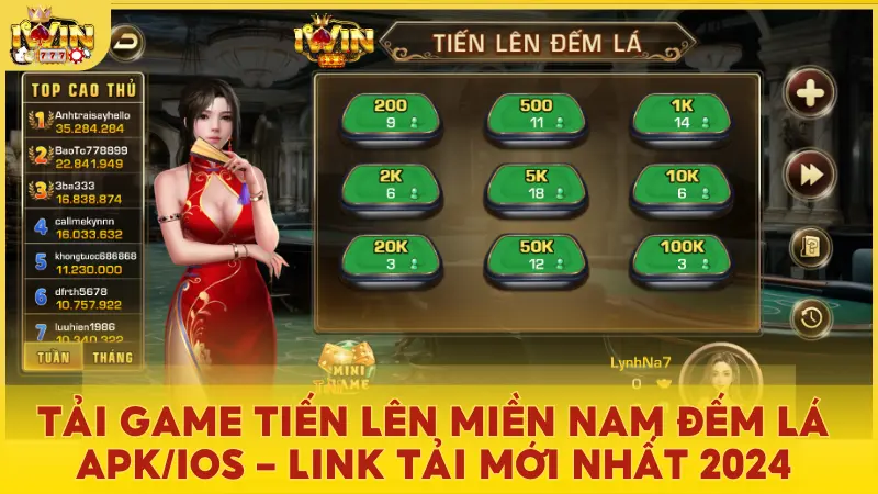 Tải game Tiến Lên Miền Nam Đếm Lá​ APK/iOS - Link tải mới nhất 2024