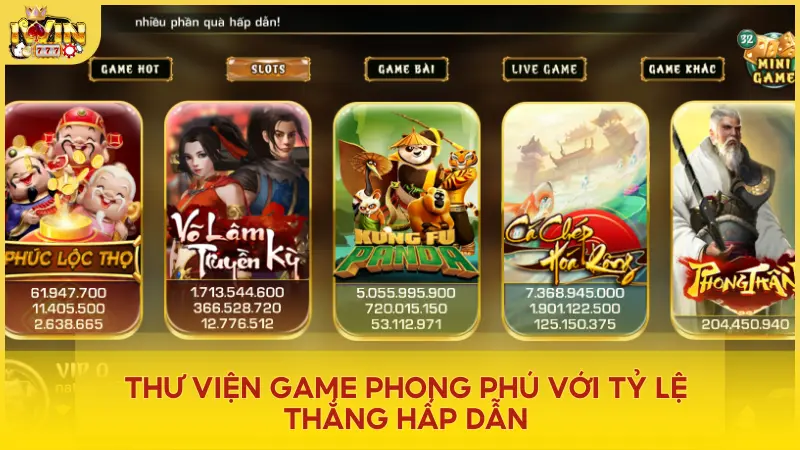 Kho game đa dạng các thể loại game đổi thưởng cùng nhiều chương trình ưu đãi đi kèm