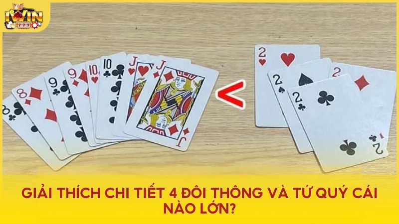 Giải mã sức mạnh của 4 đôi thông và tứ quý trong Tiến Lên – tổ hợp nào chiếm ưu thế trên bàn chơi?